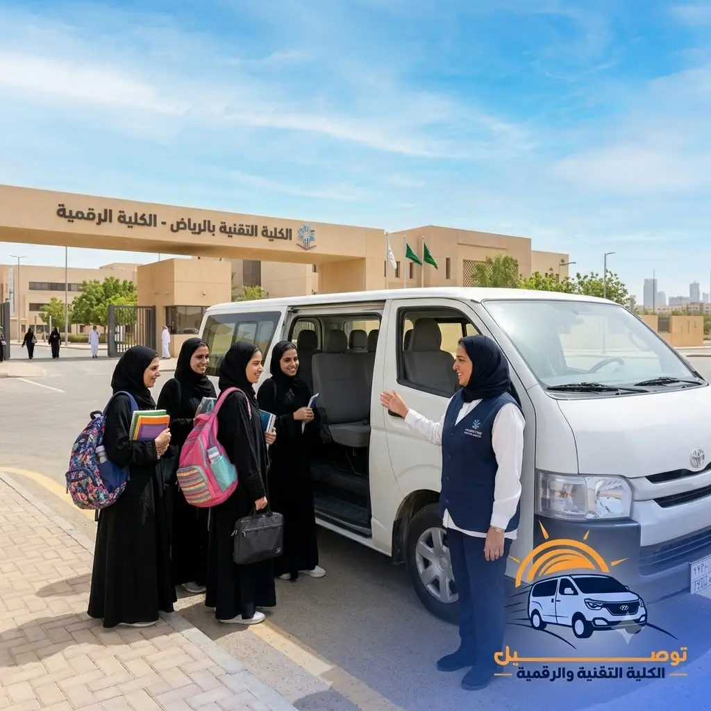 توصيل الكلية التقنية والكلية الرقمية بالرياض - شركة أبو محمد