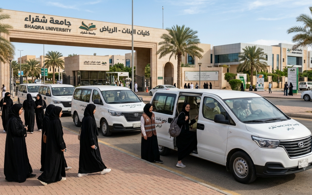 التوصيل لباب المنزل بأمان: رحلة الطالبات الآمنة والمريحة مع شركة أبو محمد