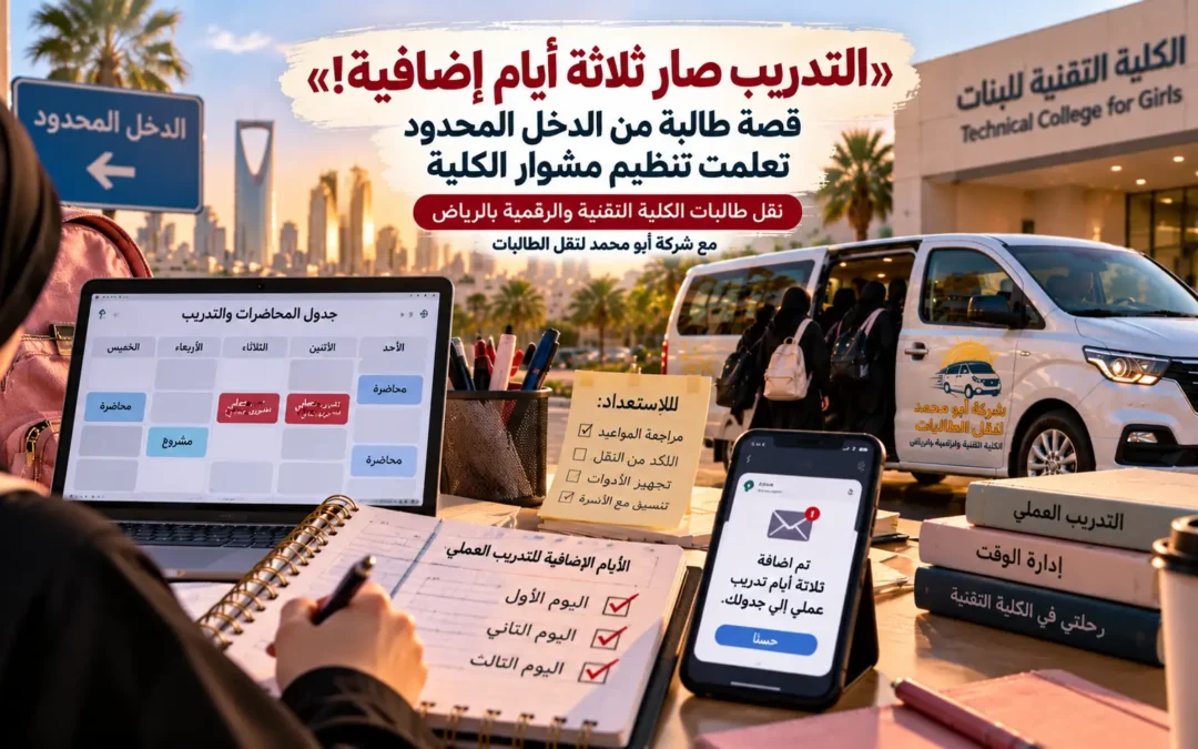 «التدريب صار ثلاثة أيام إضافية!».. قصة طالبة من الدخل المحدود تعلمت تنظيم مشوار الكلية بالرياض
